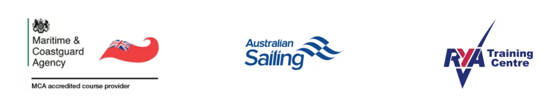 MCA accredited course provider. Australian Sailing. RYA Training Centre